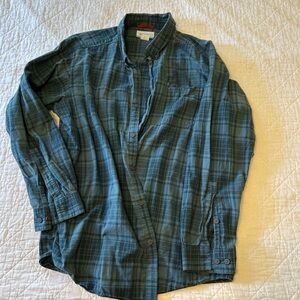 Columbia Green Plaid Shirt XXL